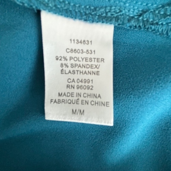 Beautiful half zip pullover Hillary Radley tunic length blouse size M - Picture 11 of 11